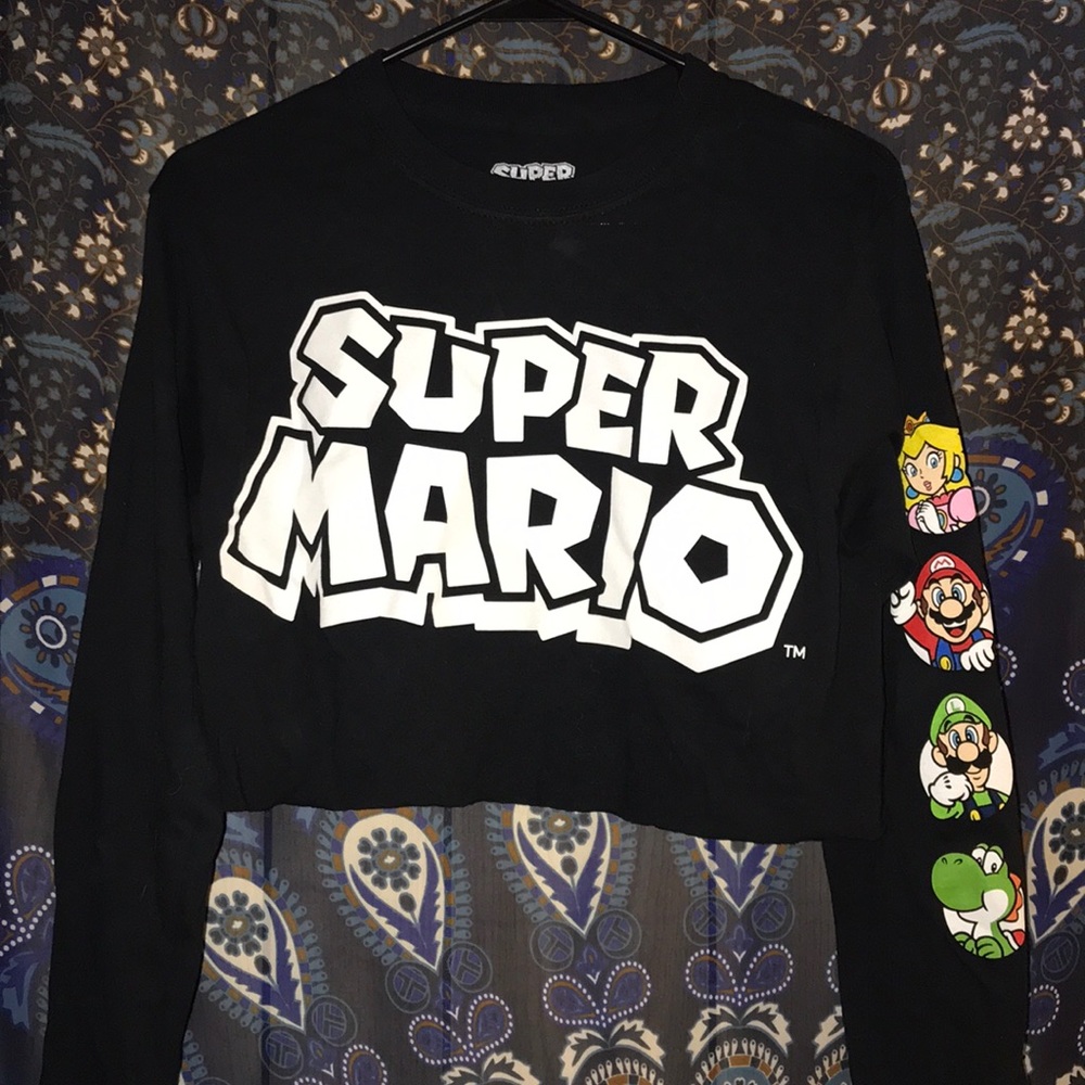 Super Mario crop top